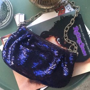 COACH PURPLE SEQUIN PURSE
